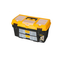 Ящик для інструментів з шухлядою та органайзерами  21" (534x291x280мм) (R.O-21)