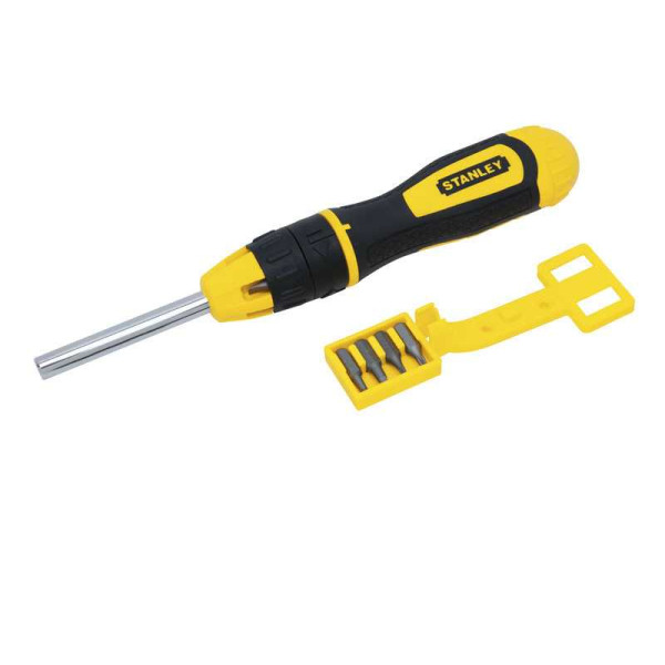 Screwdriver with a ratchet with 10 interchangeable inserts MULTIBIT STUBBY (0-68-010)