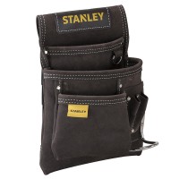 Belt bag for tools, leather, with a holder for a hammer (STST1-80114)