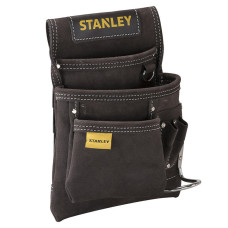 Belt bag for tools, leather, with a holder for a hammer (STST1-80114)
