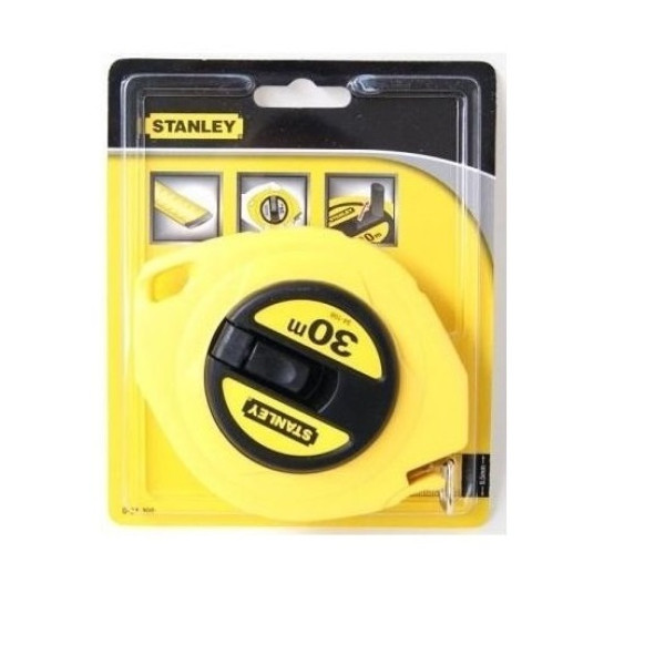 Measuring tape long 30m x 9.5mm with steel tape (0-34-108)