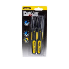 Set of 2 black markers with a flat tip FATMAX (0-47-314)