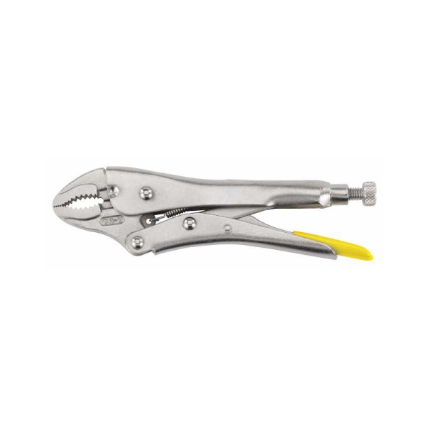Clamping pliers 30x185mm with a retainer with curved jaws (0-84-808)