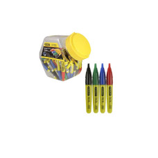 Mini-markers of four colors (Black(x18)-red(x18)-blue(x18)-green(x18)) 90mm (1-47-329)