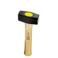 Hammer-sledgehammer 1250g "Club Round" with a wooden handle (1-54-052)