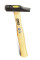 Carpenter's hammer 100 g with a wooden handle (1-54-638)