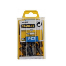 A set of 25 inserts PZ2x25mm with a hexagonal shank 1/4'' STANLEY 1-68-949