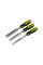 A set of 3 professional chisels 10-15-20mm in a FATMAX DYNAGRIP case (2-16-270)