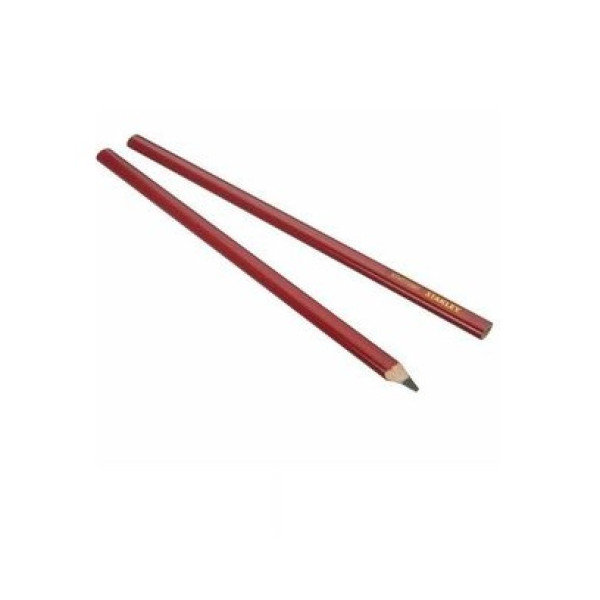 Pencil for marking wood red 300mm hardness 2V (STHT0-72997)