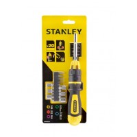 Screwdriver with ratchet mechanism MULTIBIT STUBBY (STHT0-62574)