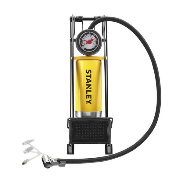 Foot pump with pressure gauge (STHT80894-1)