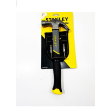 Молоток  450г Stanley® Grey Fiberglass Curve Claw с загнутим гвоздодером (1-51-529)