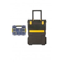 Plastic box with wheels + organizer box (STST1-73645)