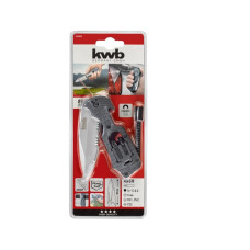 Knife with a bit holder, 4 bits, kwb (016620)