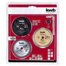 Disk set to the 89x10 mm rotoiser, 3 pcs, KWB (575915)