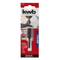 Бор-фреза для кольорового металу циліндрична, 15х30мм, KWB (494900)