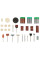 Набір оснастки до гравера, 105 предметів, KWB (510900)