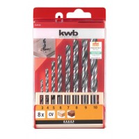 Set of wood drills, 8 pcs, KWB (514100)