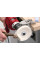 Drill polishing nozzle, leather, 100 mm, kwb (517400)