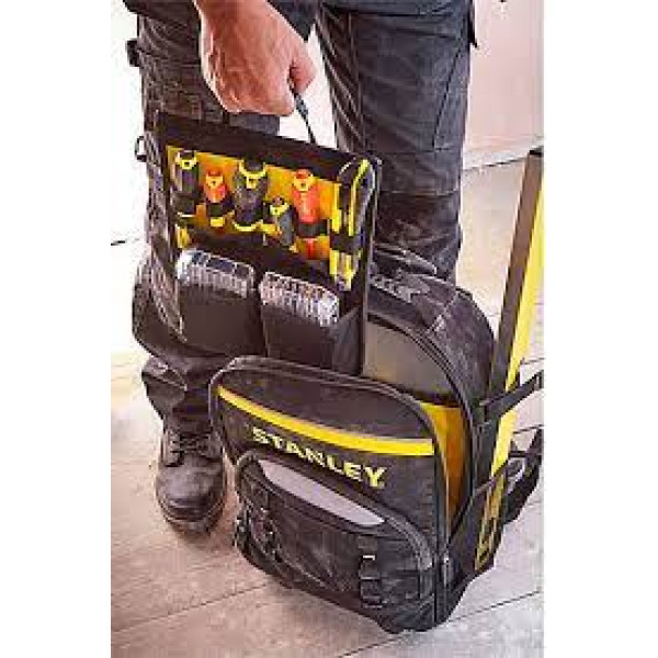 Tool backpack ESSENTIAL on wheels with pockets (STST83307-1)