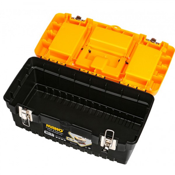 Tool box with organizer and metal lock 16" (413x212x186mm)(MT-16)