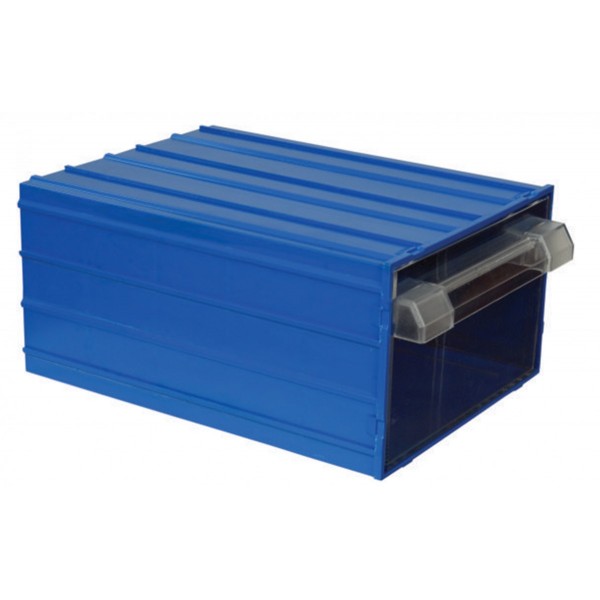 Mano modular box with a drawer (325x210x125mm) blue