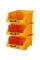 Mano plastic box for hardware and small items (250x150x125mm) yellow
