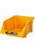 Ящик пластиковий Mano для метизів та дрібниць (250х150х125мм) жовтий (R-20_Manо)