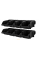 Set of boxes Mano for hardware 8 pcs. (420x195x9mm) black (S-10Set)