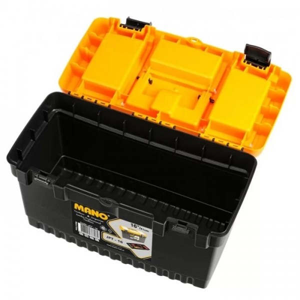 Jumbo tool box with organizer classic pro 16" (413x212x244mm) (JPT-16)